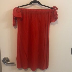 Off shoulder Mango mini dress